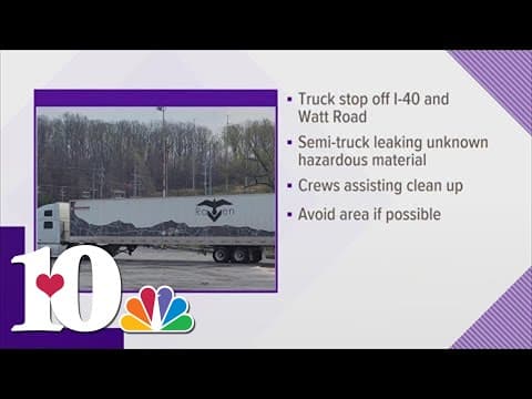 Hazmat leak at truck stop in Loudon Co.