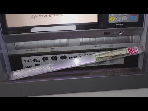 'Cash trapping' | Device found blocking money on ATM in Greenbelt, Maryland