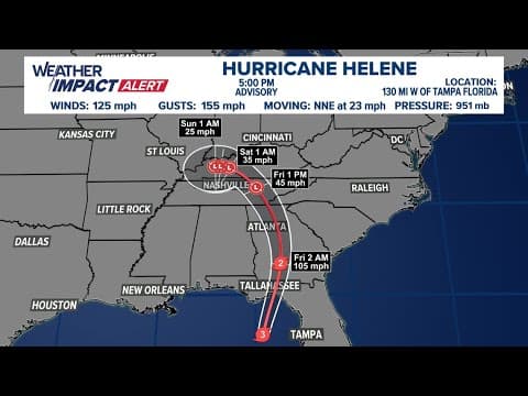 WATCH LIVE: Tracking Hurricane Helene