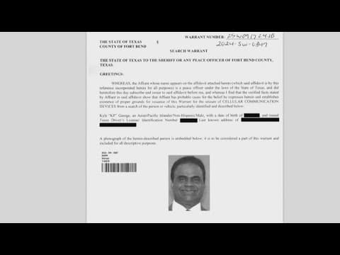 Fort Bend County Judge KP George released on bond for misdemeanor charge