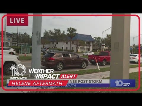 Gas shortage causes long lines after Milton in Tampa