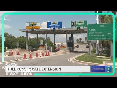 Florida's toll rebate program likely to be extended for another year