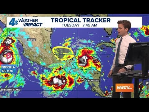 Tropical Storm Jerry forms, also a low development chance in far southern Gulf