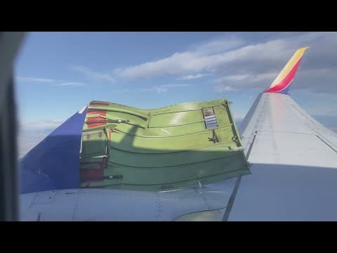 What passengers saw on a Southwest flight from Denver to Houston