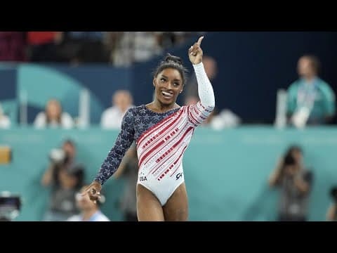 Simone Biles and Team USA Women's Gymnastics talk about winning team gold