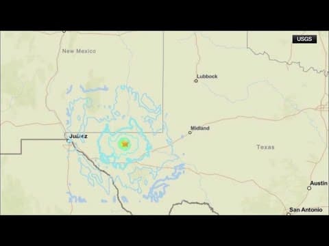 5.3 magnitude earthquake reported in West Texas