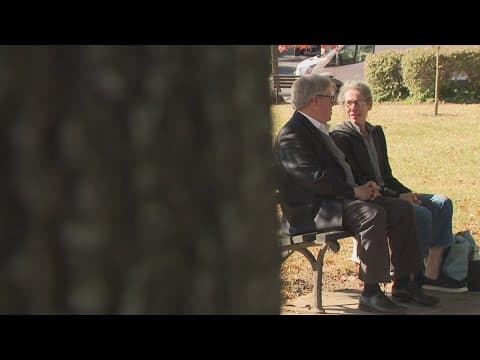 Strangers share Election Day connections on DC benches