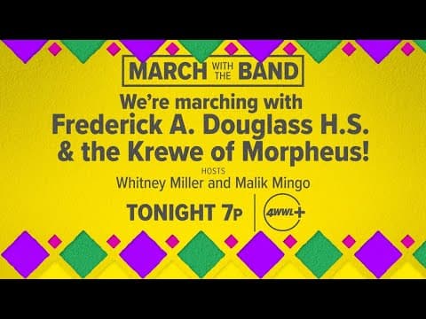 LIVE | March With The Band: Frederick Douglass HS & Krewe of Morpheus!