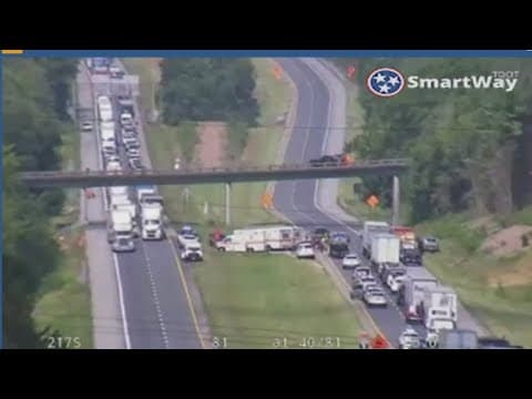 Several kids and adults injured, charges pending after I-81 crash in Jefferson County