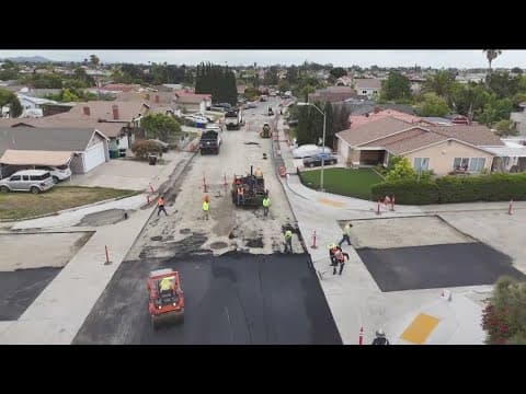 Pothole-plagued Mira Mesa road finally gets long-awaited fix