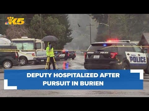 BREAKING: Deputy hospitalized after pursuit