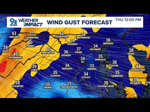 DMV Morning Forecast: Dec. 5, 2024 | Weather Impact Alert for windy Thursday
