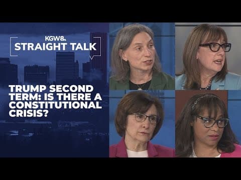 Government in crisis? Oregon lawmakers speak out on Trump's second term
