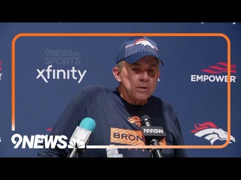 Sean Payton on Broncos rookie QB Bo Nix getting his first career win