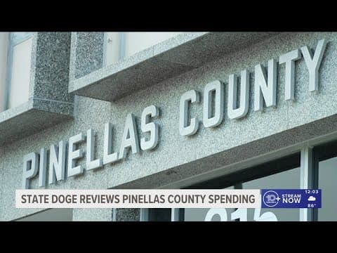 Florida DOGE audit of Pinellas County underway, sparking dispute over spending