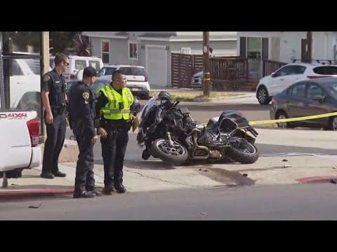 San Diego Police officer hit by car in Pacific Beach
