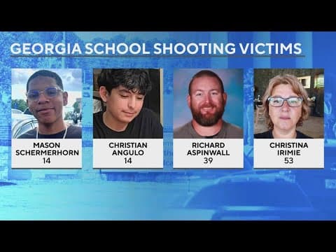 Volunteers help Georgia high school shooting victims