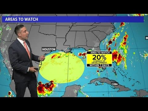 Tropical update: Watching for possible development in the Gulf of Mexico