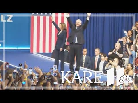 Harris introduces Walz as running mate
