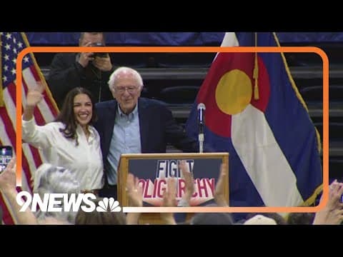 AOC, Bernie Sanders holding 'Fighting Oligarchy' rallies in Denver