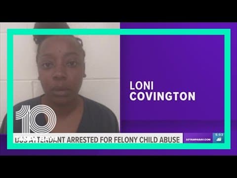 Polk County school bus attendant arrested for felony child abuse