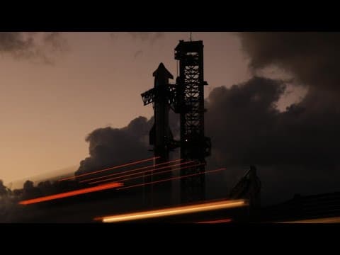 SpaceX plans to launch its massive Starship from South Texas Monday night