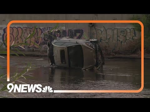 Driver cited after crash sends vehicle into South Platte River