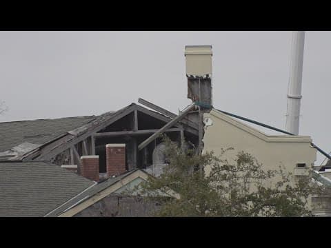 Six Flags demolition underway