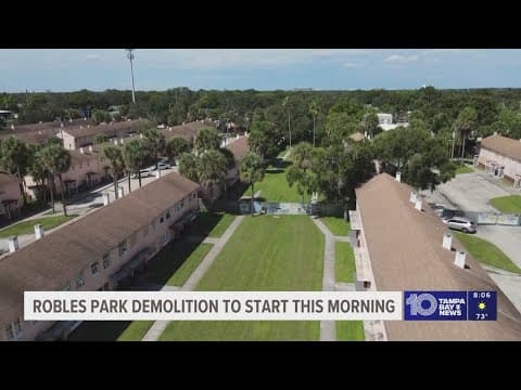 Demolition begins at Robles Park Village to make way for housing redevelopment