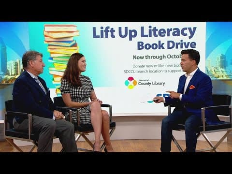 SDCCU partners with San Diego County Library to host book drive