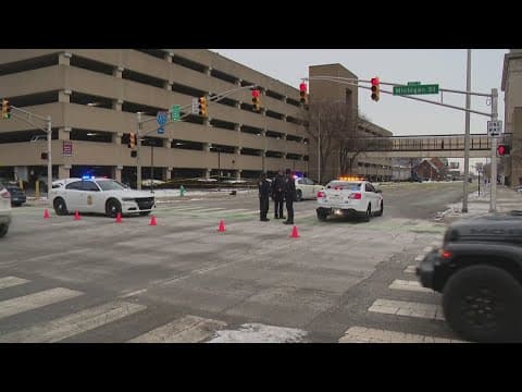Pedestrian killed in hit-and-run crash in downtown Indianapolis