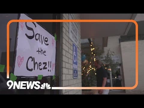 Dozens protest the closing of Chez Artiste