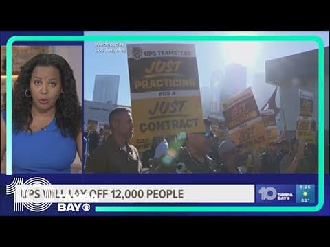 UPS plans to cut 12,000 jobs