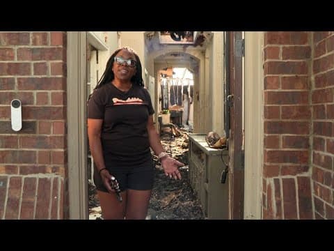 Waxahachie home struck by lightning, homeowner recounts how they escaped fire