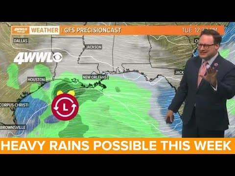 New Orleans Weather: Gulf system could soak Louisiana this week