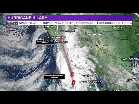 Live | Tracking Hurricane Hilary