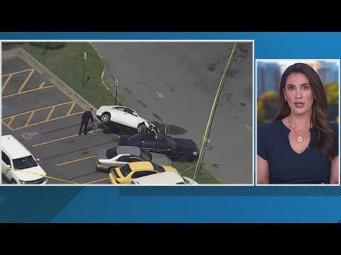 Driver dead after crashing into parked cars in Clifton, Maryland