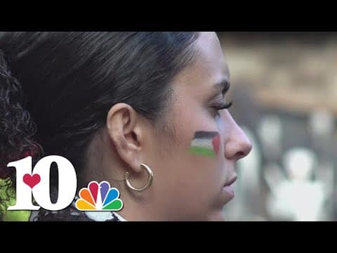 Knoxville community groups gather in Market Square calling for end to 'genocide' in Gaza