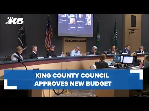 King County Council approves new budget