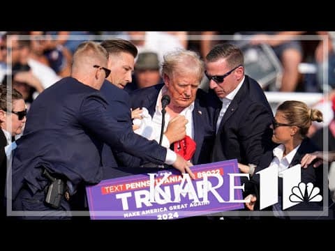 NBC News Special Report: Fmr. Pres. Trump injured in shooting at PA rally