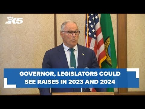 Governor, legislators could see raises in 2023 and 2024