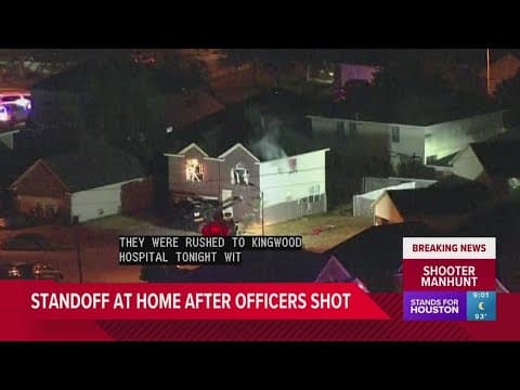 Update: Police in standoff with man believed to have shot 3 officers in past 24 hours