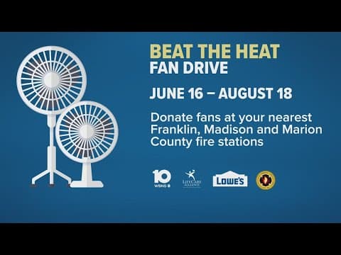 Beat the heat: 10TV, LifeCare Alliance collecting fans to donate
