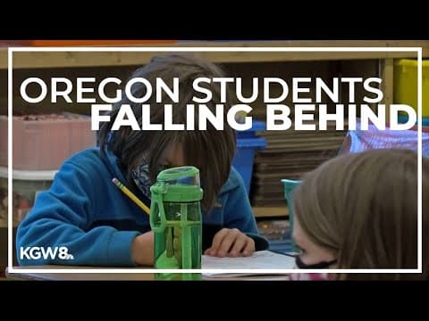 Oregon students are falling behind in math and reading due to pandemic