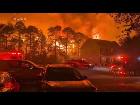 Wildfires in North and South Carolina: latest updates