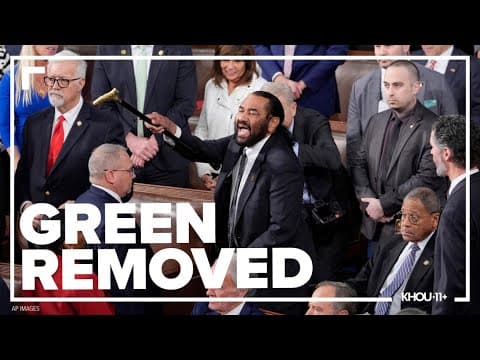 Houston Congressman Al Green removed from address to joint session of Congress