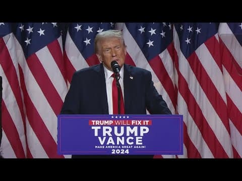 Former U.S. President Donald Trump victorious in presidential re-election bid