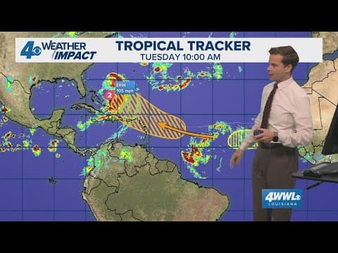 Tropical Weather Impact: Erin grows in size; new storm could form behind Erin
