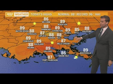 Dry air hangs around a little while longer