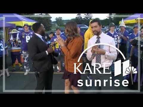 Vikings fans rally for home opener Sunday